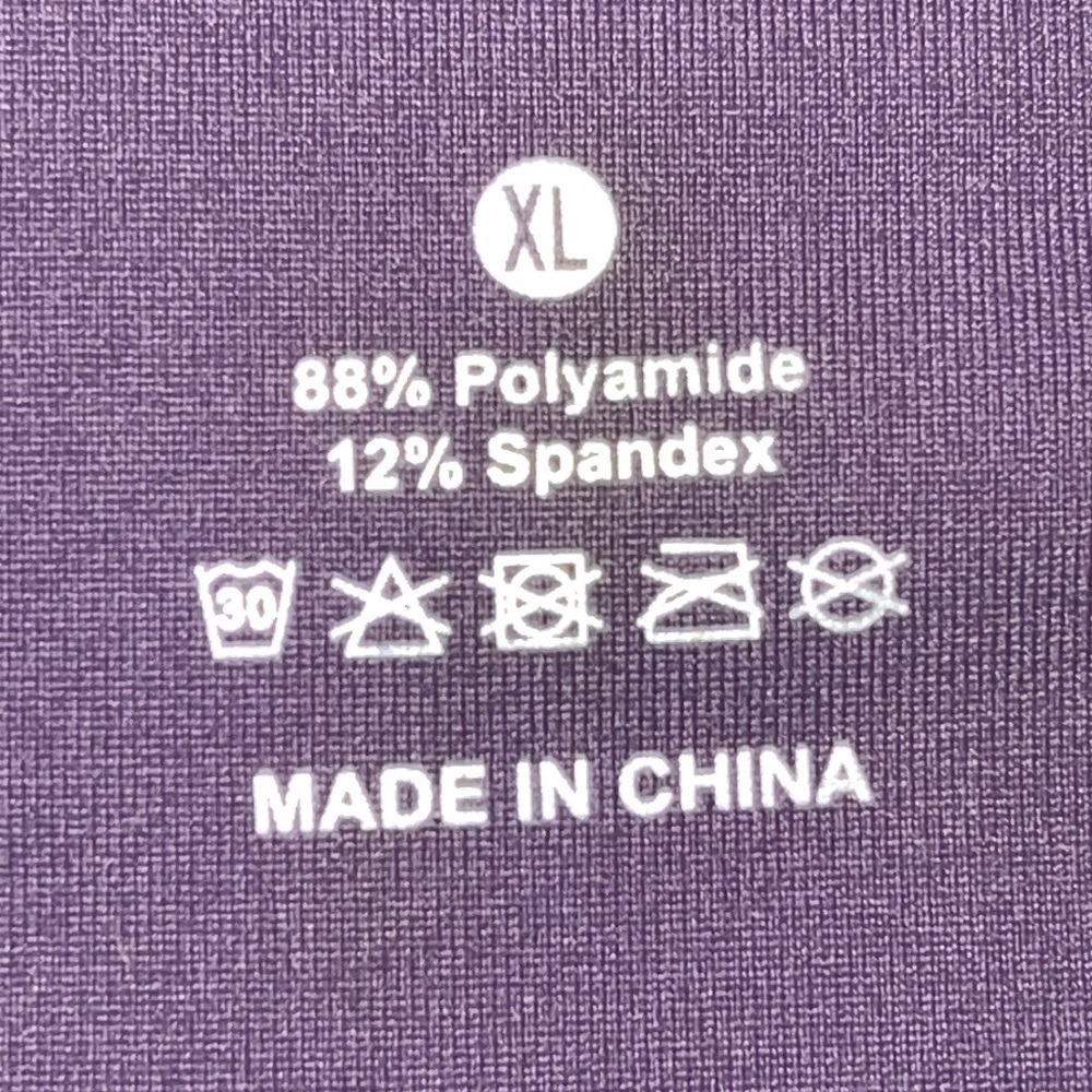 NWT The Gym People Purple Compression Shorts Sz. XL - Picture 11 of 11